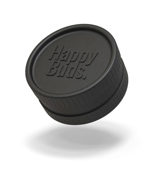 Hanf Grinder Schwarz - HappyBuds