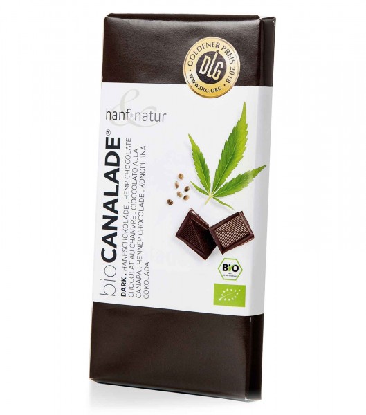 Hanfschokolade Cannalade Dunkel - hanf & natur | Hanf-Food Schokolade